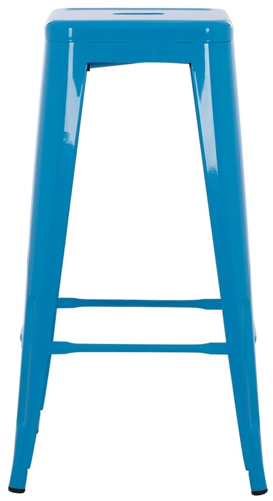 Σκαμπό μπάρ MELITA C8642.08 Μεταλλικό Μπλέ 43x43x78Yεκ. 43x43x78 εκ.