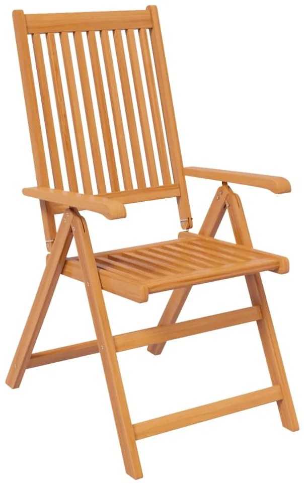 vidaXL Σετ Τραπεζαρίας Κήπου 7 Τεμαχίων από Μασίφ Ξύλο Ακακίας 120-170 εκ.