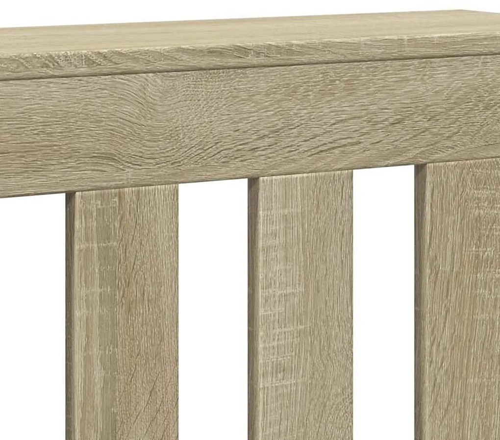 vidaXL Κάλυμμα Καλοριφέρ Sonoma Δρυς 205x21,5x83,5εκ. Επεξ. Ξύλο