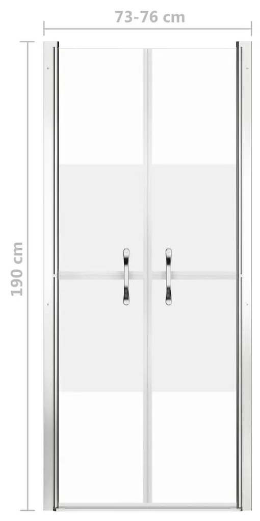 Πόρτα Ντουζιέρας με Σχέδιο Αμμοβολής 76 x 190 εκ. από ESG