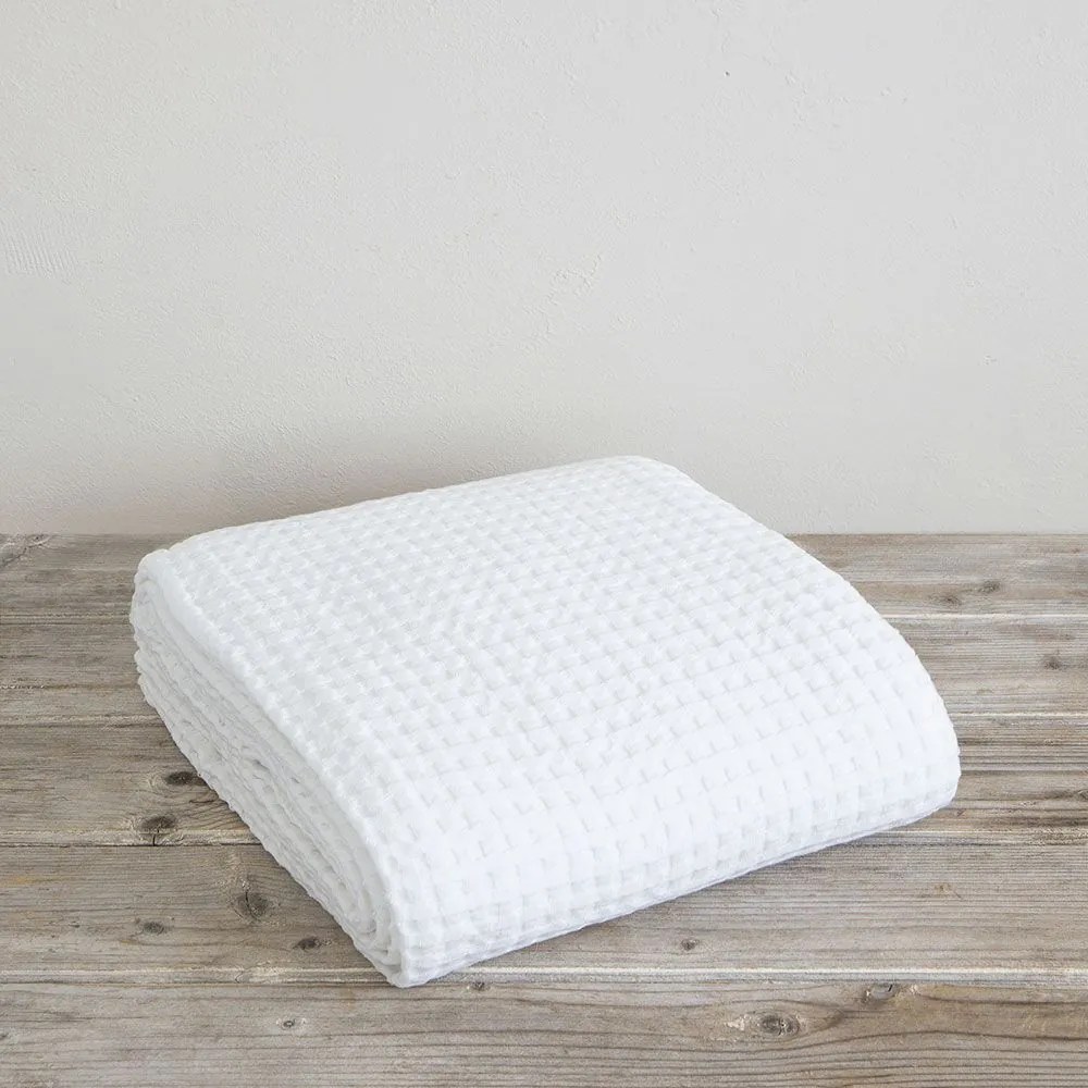 Κουβέρτα Comfy Snow White Nima King Size 240x260cm 100% Cotton