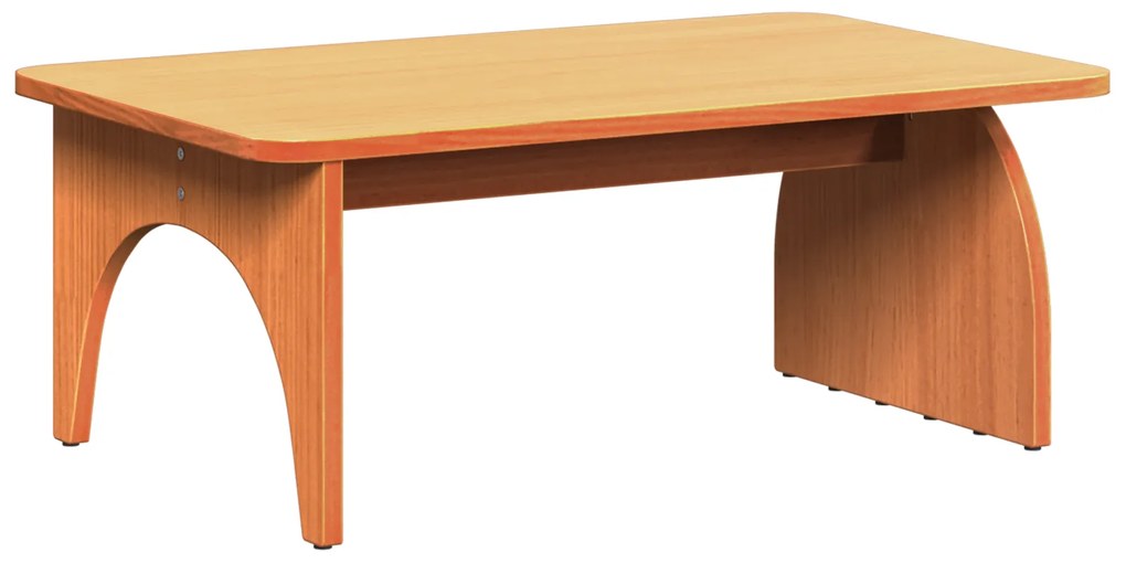 vidaXL Τραπεζάκι σαλονιού Κερωτό καφέ 80 x 50 x 31 εκ