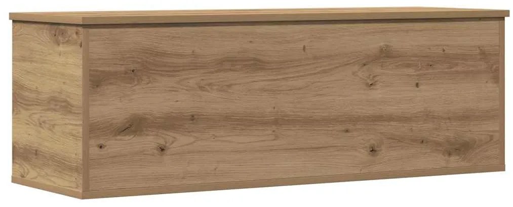 vidaXL Κουτί αποθήκευσης με αποθήκευση artisan δρυς 102 x 35 x 35 cm