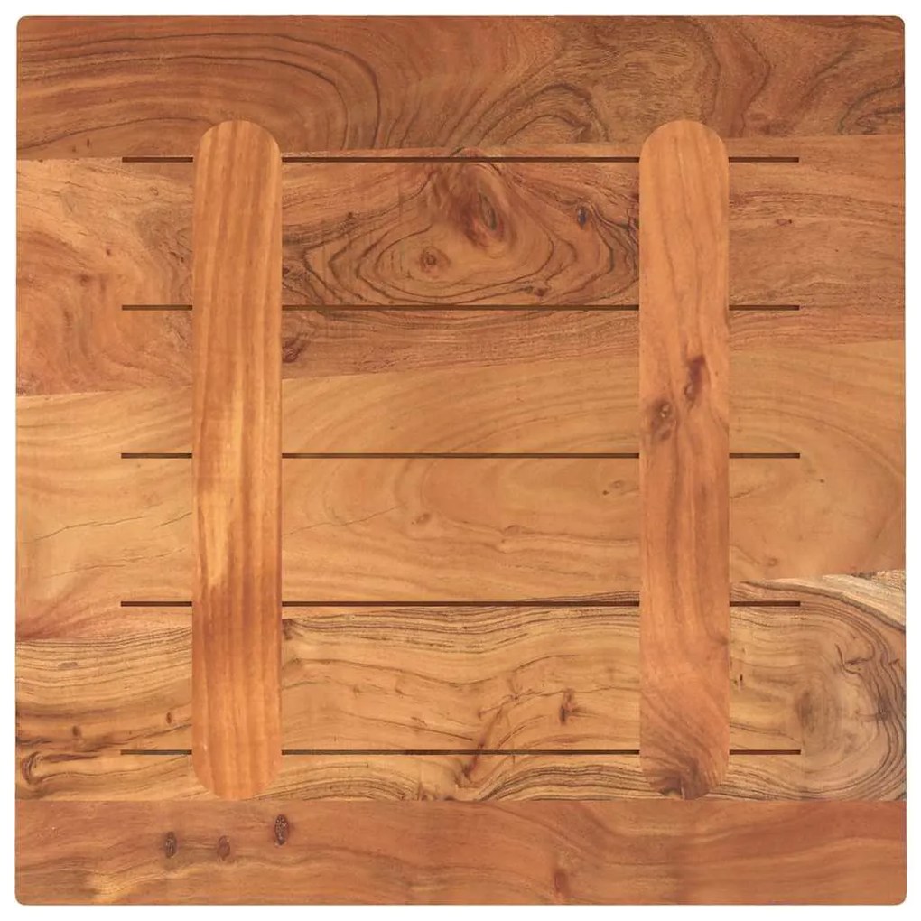 vidaXL Επιφάνεια Τραπεζιού Τετράγωνη 50x50x3,8 εκ. Μασίφ Ξύλο Ακακίας