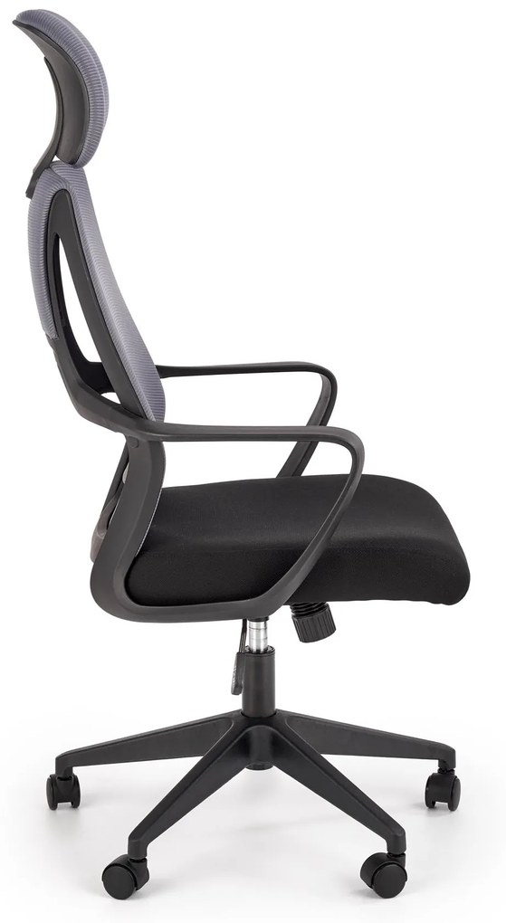 VALDEZ office chair, color: black / grey DIOMMI V-CH-VALDEZ-FOT-POPIEL