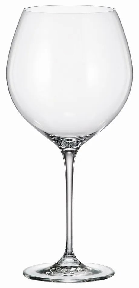 Ποτήρι Κολωνάτο Κρασιού Burgunder 750ml Uria Optic - Crystal Bohemia - 6 ΤΜΧ