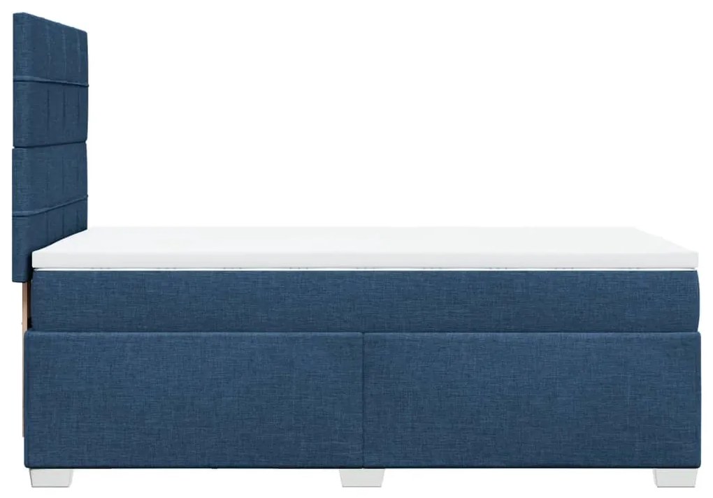 ΚΡΕΒΑΤΙ BOXSPRING ΜΕ ΣΤΡΩΜΑ ΜΠΛΕ 90X200 ΕΚ.ΥΦΑΣΜΑΤΙΝΟ 3292677