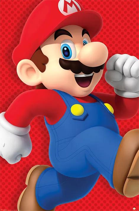 Αφίσα Super Mario - Run, (61 x 91.5 cm)