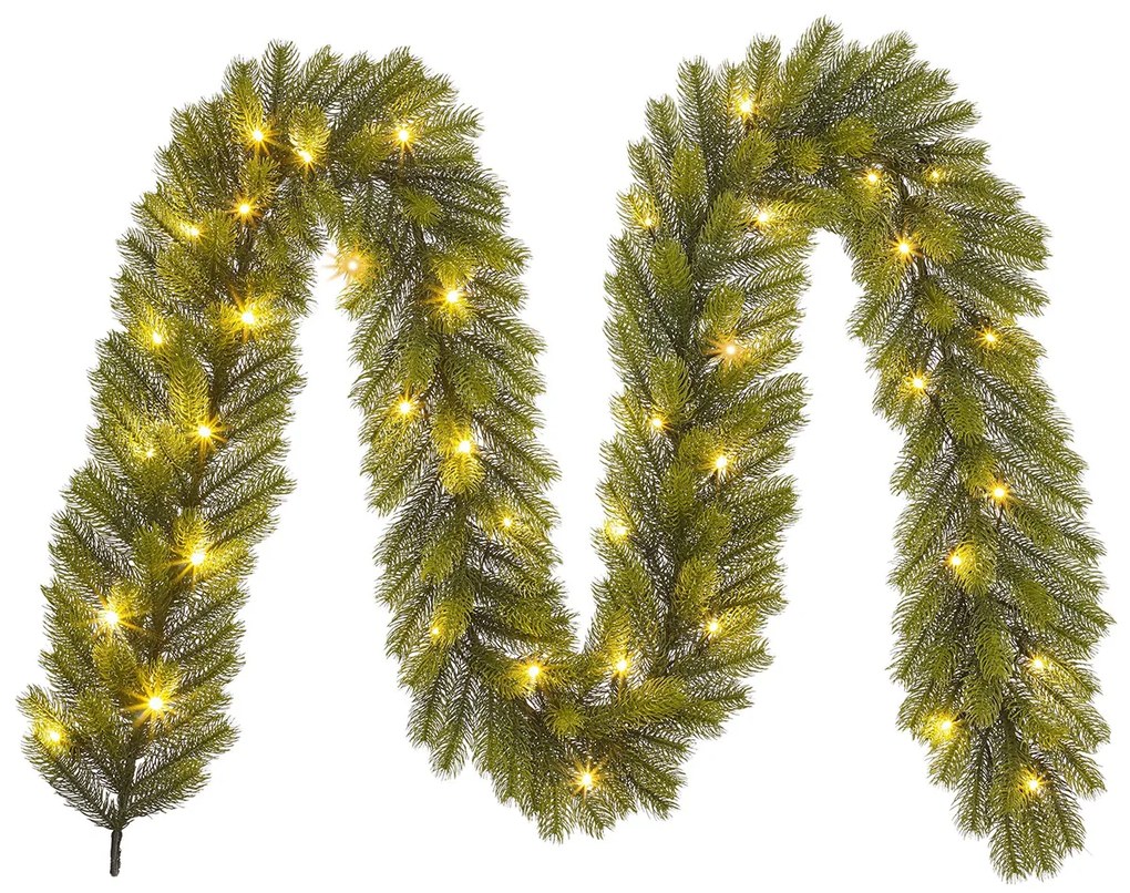 Χριστουγεννιάτικη Γιρλάντα 270εκ. Με 40 Led Φωτάκια Edelman Nagoya 1187229