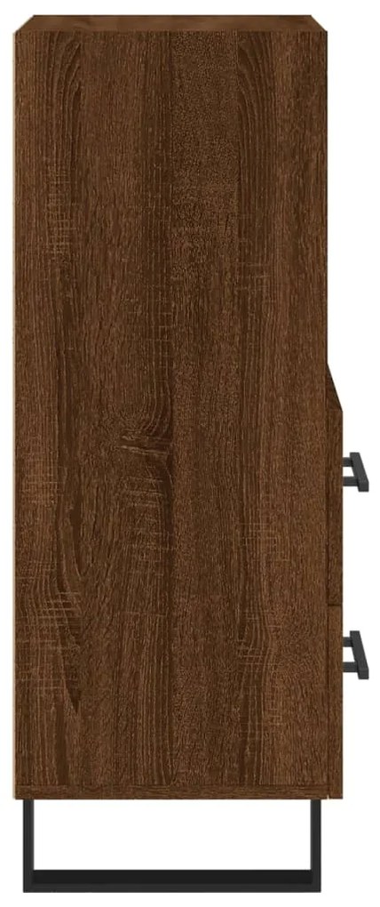 vidaXL Ντουλάπι Καφέ Δρυς 34,5 x 34 x 90 εκ. Επεξεργασμένο Ξύλο