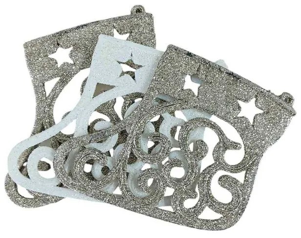 Σετ Χριστουγεννιάτικα στολίδια - 8*9cm - 230638-230638