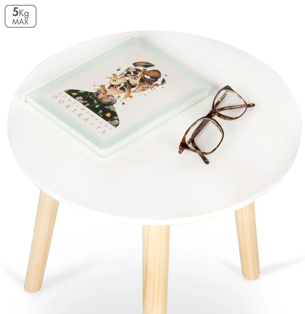 Βοηθητικό Τραπέζι Max Home Λευκό 35 x 40 x 35 cm (x6)