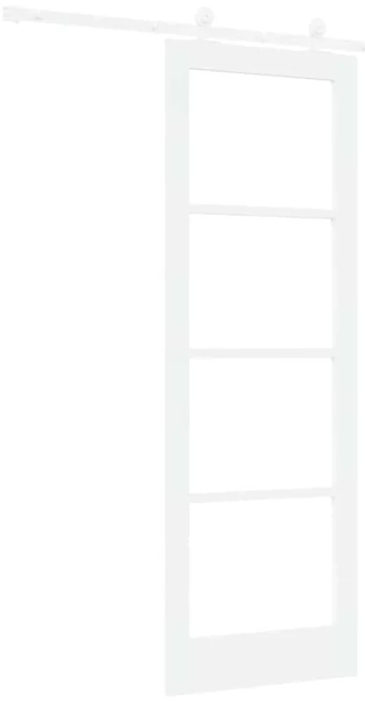 vidaXL Συρόμενη Πόρτα ORKDAL Λευκό 73.5 x 211 εκ Ξύλο και μέταλλο