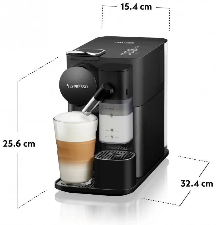 Μηχανή Espresso DeLonghi EN510B, 1450W, 19 bar, 1 l, Nespresso, Αυτόματη απενεργοποίηση, Μαύρο