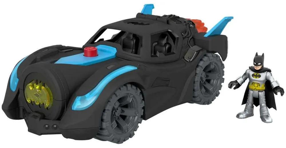 Αυτοκίνητο Fisher-Price HGX96 Imaginext Dc Super Friends Batmobile Με Φώτα Και Ήχους Black Mattel