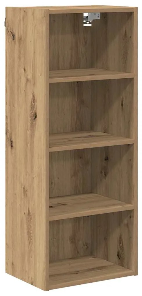 vidaXL Κρεμαστό ντουλάπι με αποθήκευση Artisan Oak 40 x 29,5 x 100 εκ.