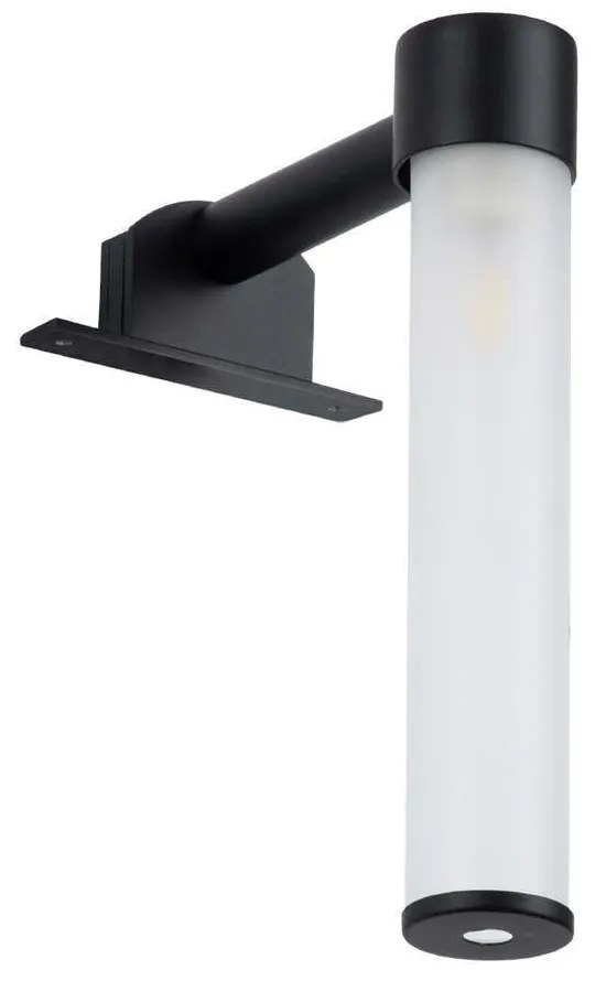 Φωτιστικό Τοίχου - Απλίκα  Elsa 60404 3,5x13,5x20cm Black GloboStar Aluminium, Glass