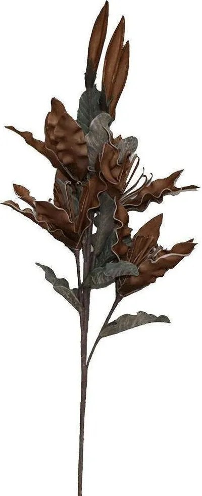 Λουλούδι Διακοσμητικό LOL943K6 119cm Brown Espiel Plastic