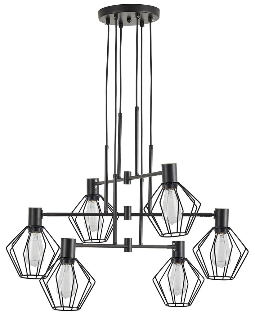 Φωτιστικό Οροφής Πολύφωτο Homelighting 77-8877 Black