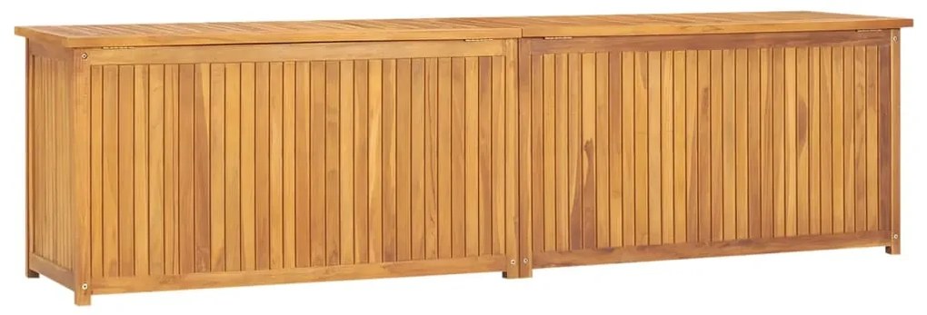 vidaXL Μπαούλο Κήπου 200 x 50 x 55 εκ. από Μασίφ Ξύλο Teak