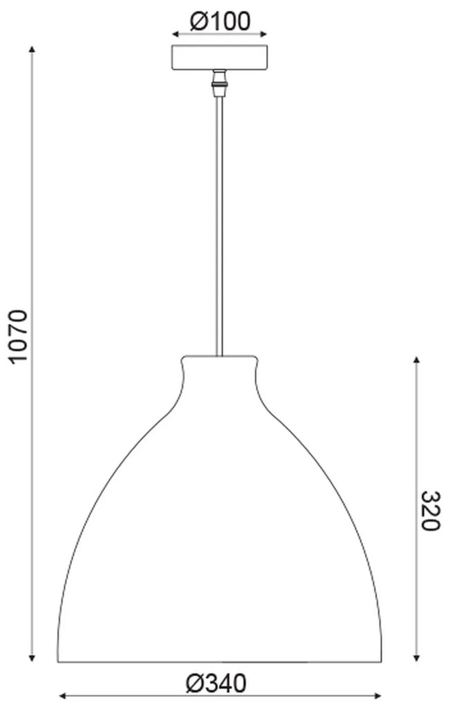 Φωτιστικό Oροφής Καλάμι + Μέταλλο ML1013011B Cane + Metal Brown  ACA