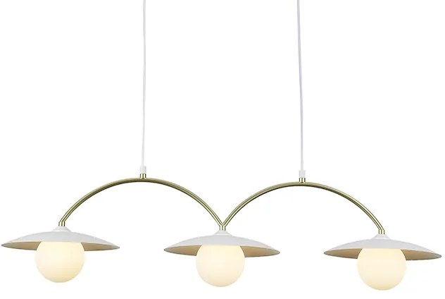 Φωτιστικό Κρεμαστο Aca HM235P3 Λευκό (White)