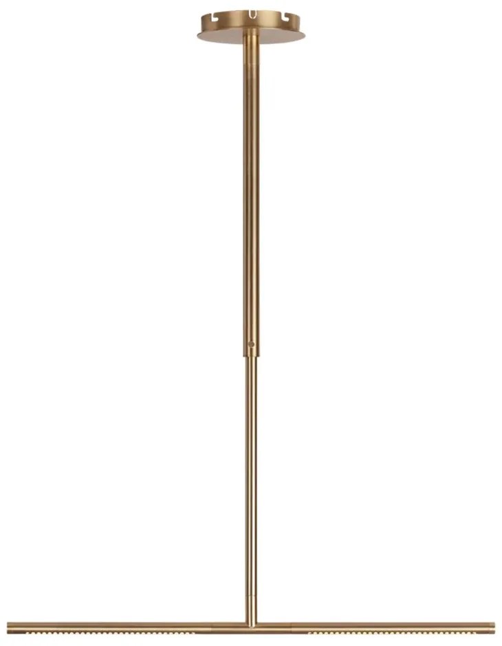 Φωτιστικό Οροφής Ράγα Omni 2248 74x16.6x59-133.4cm Led 1200lm 22W 2700k Brass Umage