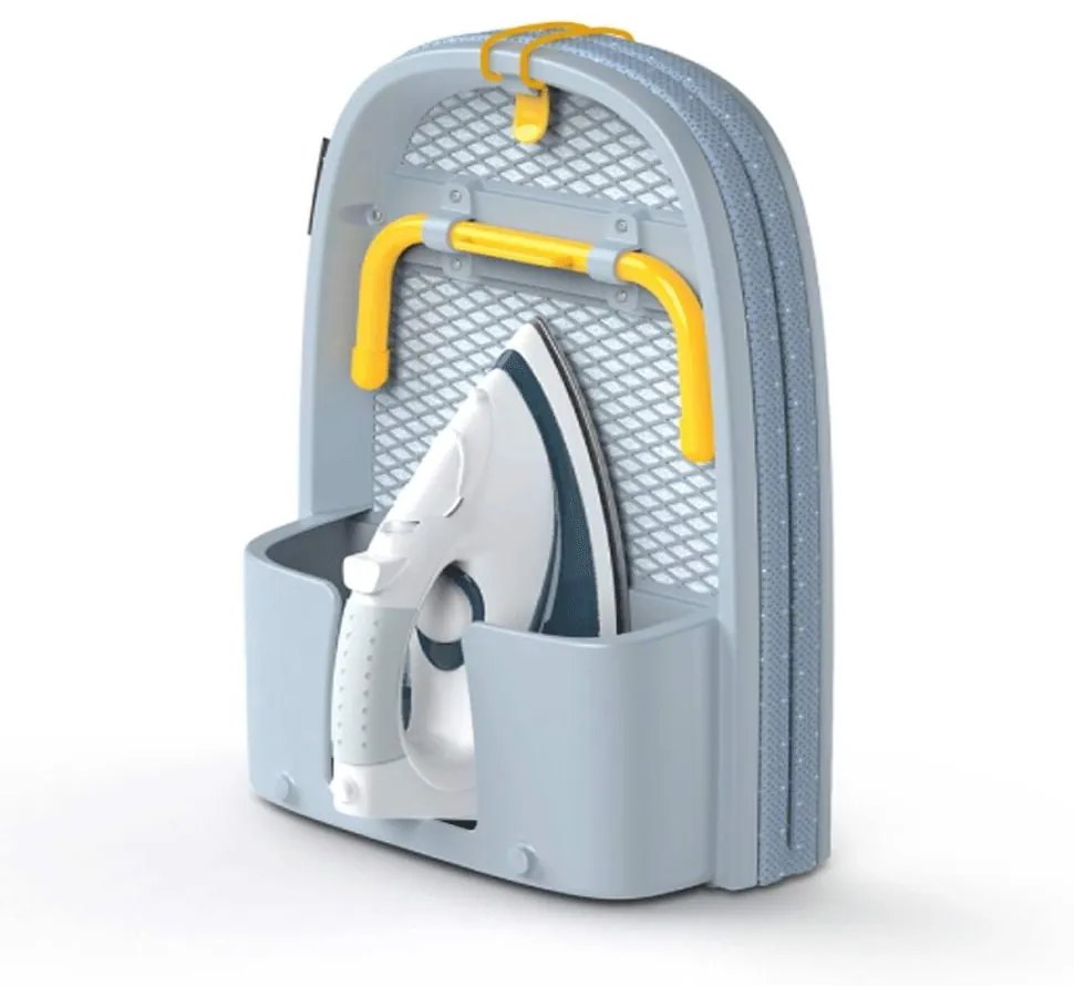 Σιδερώστρα Με Θήκη Για Σίδερο Pocket 50009 45,5x15,5x33cm/11x15,5x90cm Grey-Light Blue Joseph Joseph