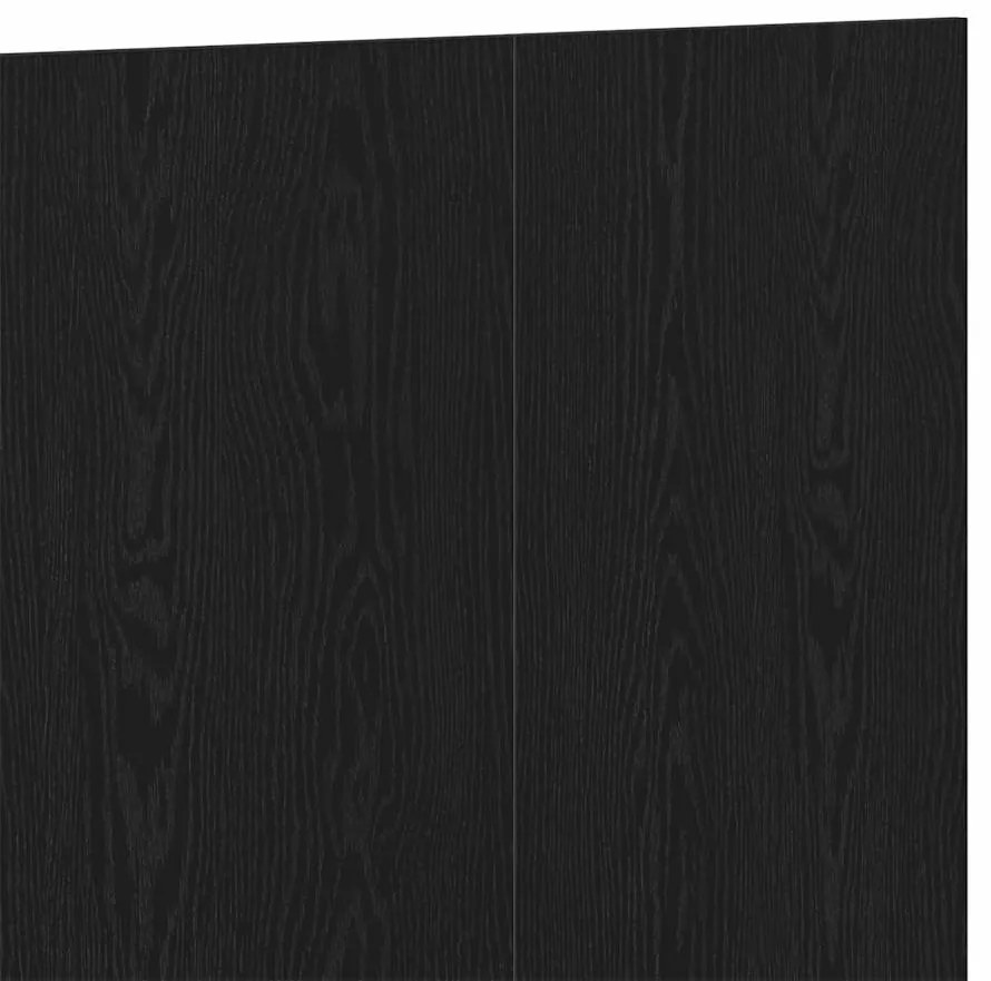 vidaXL Κεφαλάρι Μαύρη δρυς 160 x 1,5 x 80 cm Επεξεργασμένο ξύλο