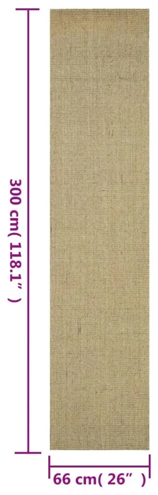 ΧΑΛΙ ΑΠΟ ΦΥΣΙΚΟ ΣΙΖΑΛ TAUPE 66 X 300 ΕΚ. 136374