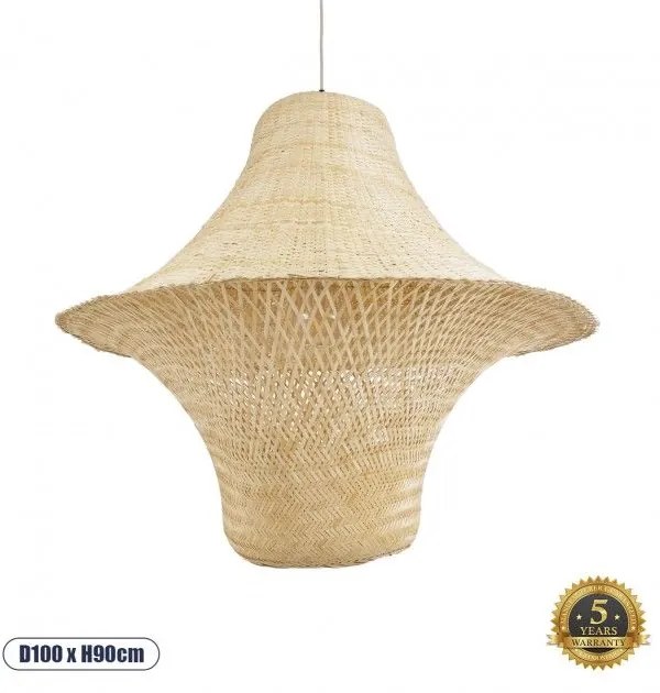 Boho Κρεμαστό Φωτιστικό Οροφής Μονόφωτο 02047 GloboStar 02047 Μπεζ