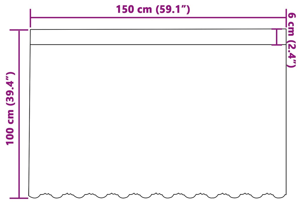 vidaXL Κουρτίνα Δαντέλας με κουρτίνες Floral Λευκό 150 x 100 cm Πολυεστέρας