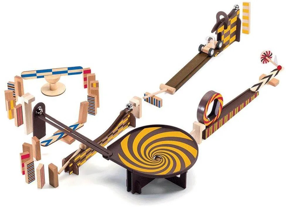 Κατασκευή Ντόμινο Zig &amp; Go Djeco 05643 45 τεμαχίων