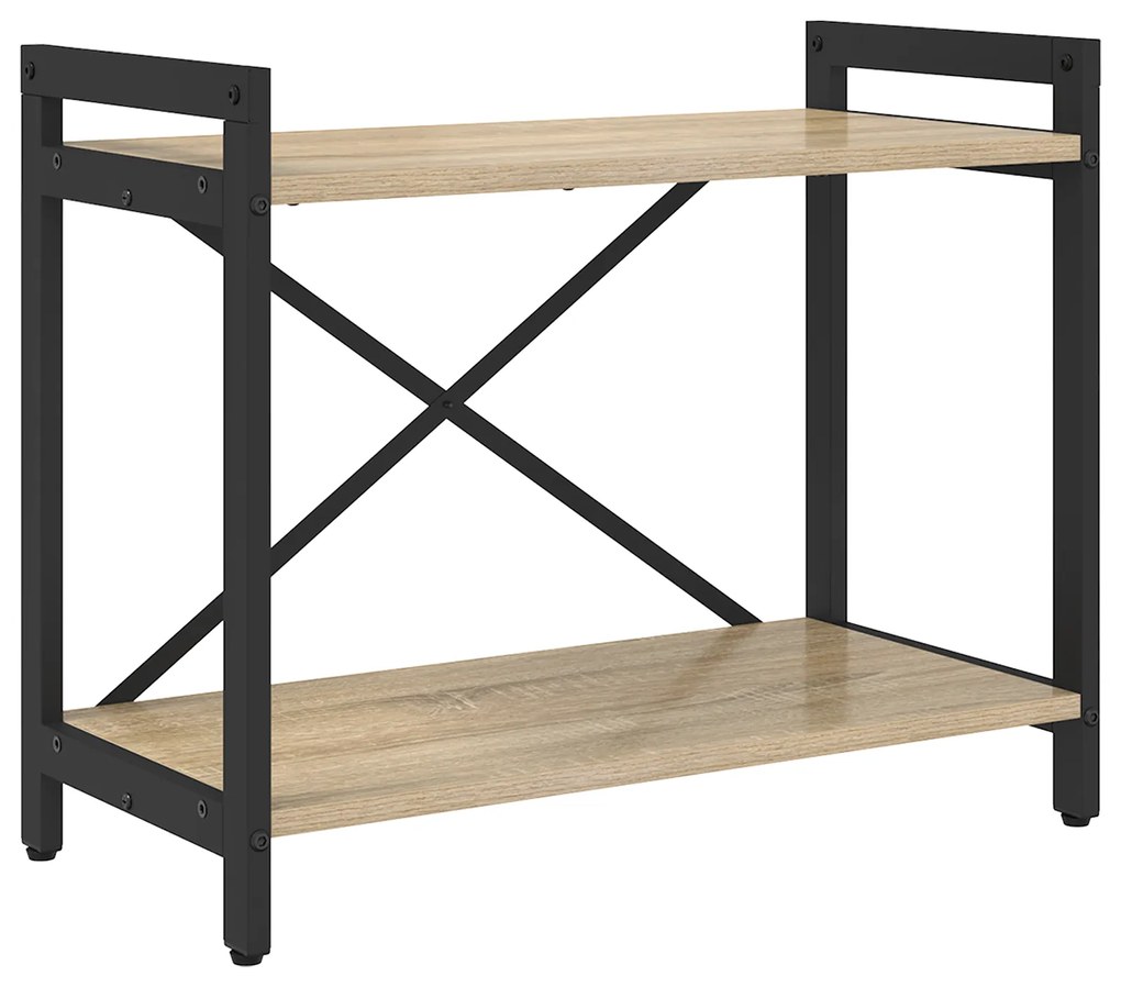 vidaXL Βιβλιοθήκη Sonoma Δρυς 60 x 30 x 48.5 εκ Επεξεργασμένο ξύλο