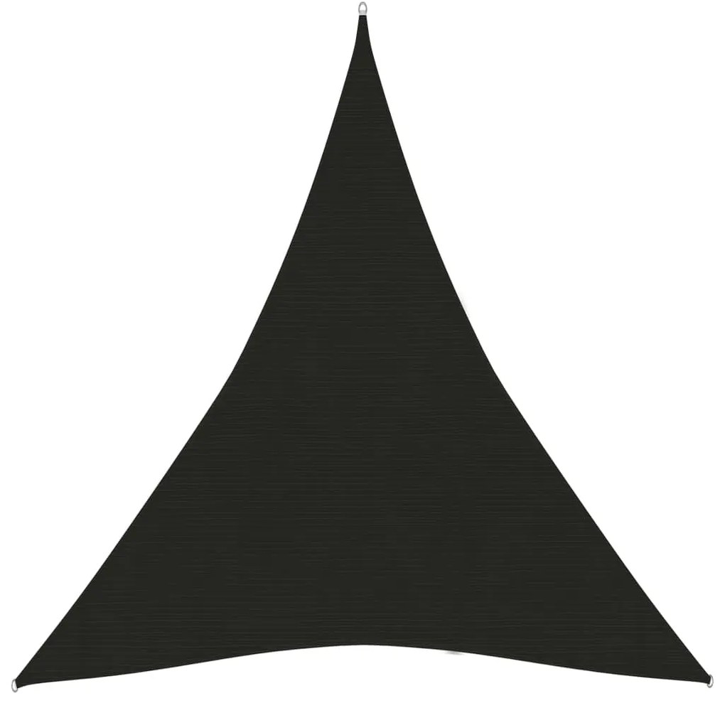 vidaXL Πανί Σκίασης Μαύρο 4 x 5 x 5 μ. από HDPE 160 γρ./μ²