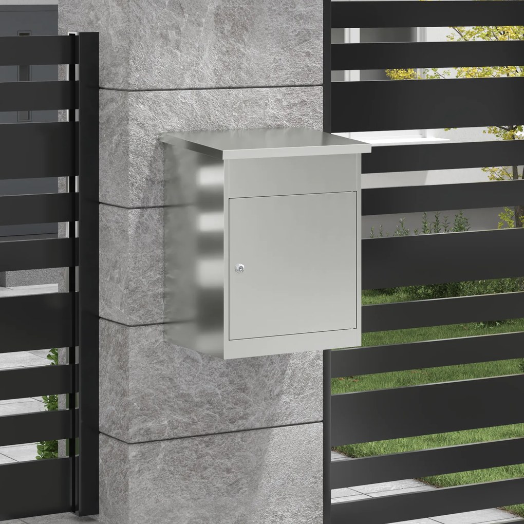 vidaXL Θυρίδα Πακέτων Μαύρο 44 x 35 x 59 εκατοστά
