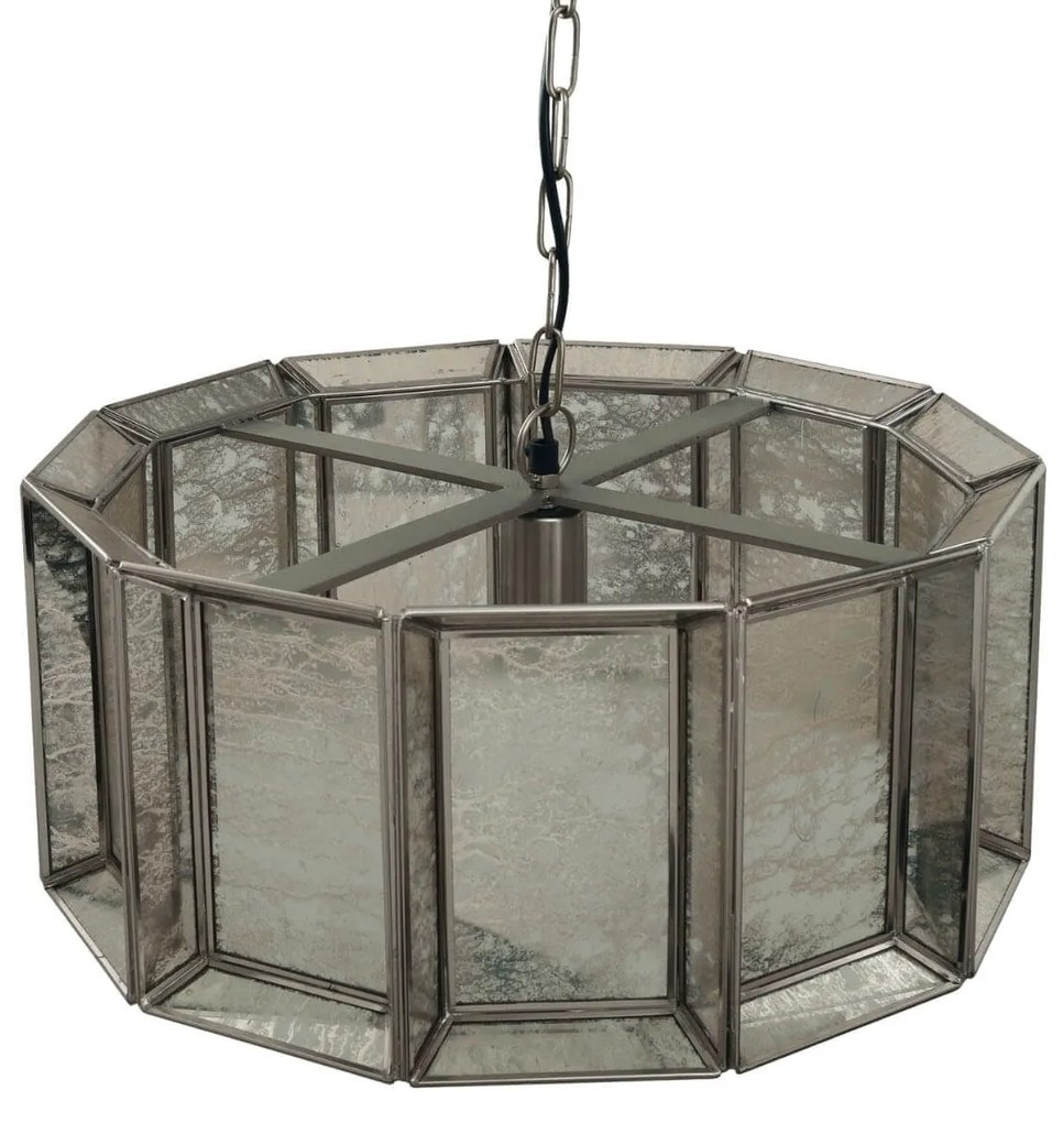 Φωτιστικό Οροφής Cenna PTMD Μονόφωτο, με λαμπτήρα E27 και διαστάσεις 46x46x20cm - Antique Gold