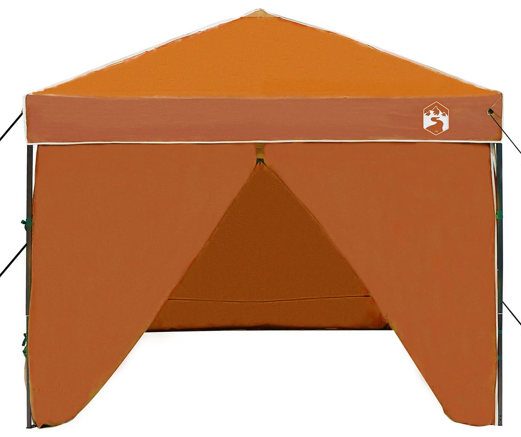 vidaXL Σκηνή Canopy Pop-up Πορτοκαλί 250 x 250 cm ύφασμα
