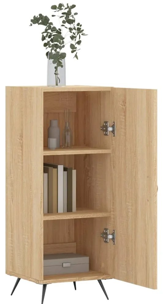 vidaXL Ντουλάπι Sonoma Δρυς 34,5x34x90 εκ. από Επεξεργασμένο Ξύλο