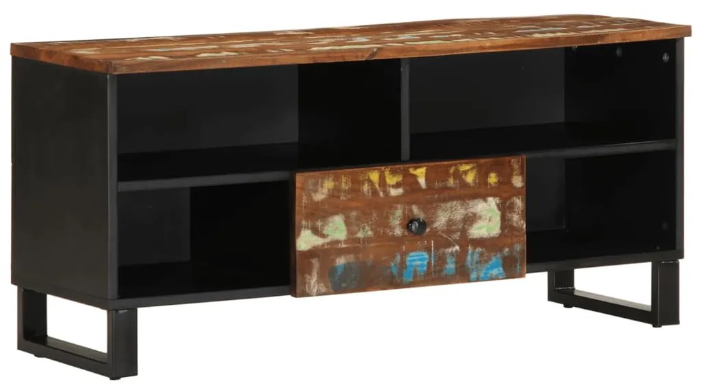 vidaXL Έπιπλο Τηλεόρασης 100x33x46εκ. Μασίφ Ανακυκλ. Ξύλο &amp; Επεξ. Ξύλο