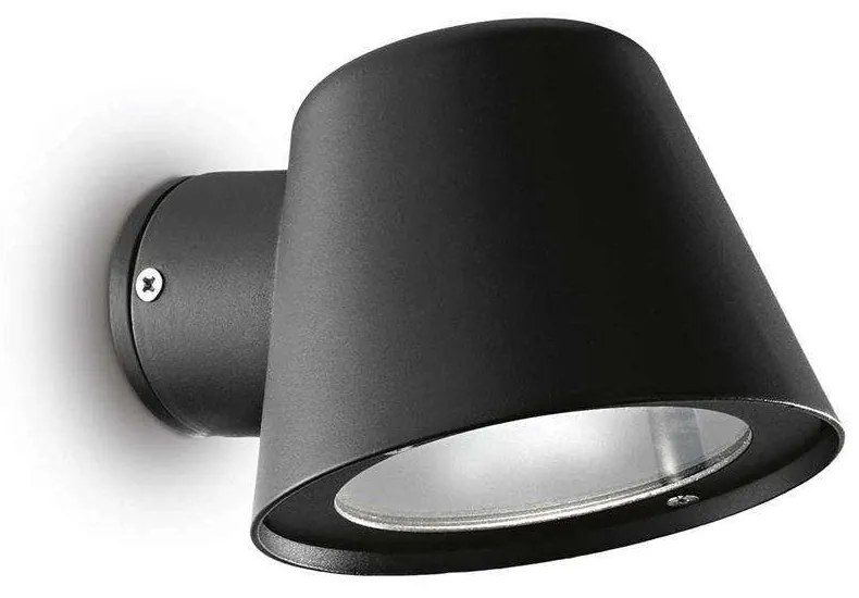 Φωτιστικό Τοίχου - Απλίκα Gas 020228 11,5x15x9,5cm 1xGU10 28W Black Ideal Lux