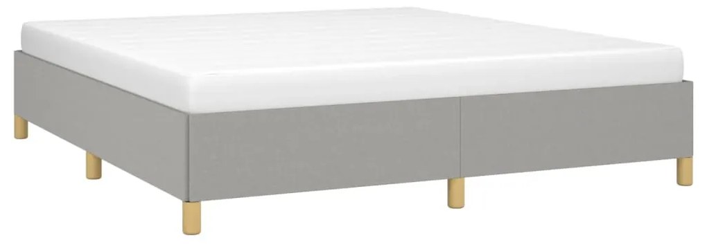 ΠΛΑΙΣΙΟ ΚΡΕΒΑΤΙΟΥ BOXSPRING ΑΝΟΙΧΤΟ ΓΚΡΙ 160X200 ΕΚ. ΥΦΑΣΜΑΤΙΝΟ 3120969