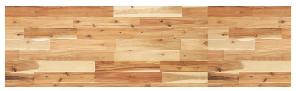 Ράφι Κρεμαστό 140x40x4 εκ. Φινίρισμα Λαδιού Μασίφ Ακακία - Καφέ