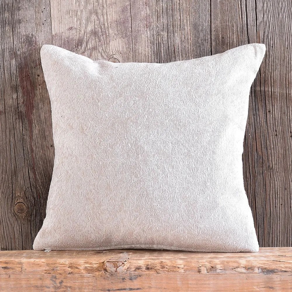 Μαξιλαροθήκη Διακοσμητική Xaviera Ecru Ρυθμός 40Χ40 Cotton-Polyester