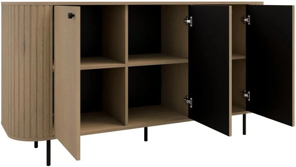 Μπουφές Ovelia 3D-Φυσικό