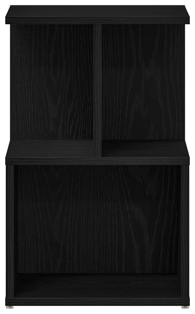 vidaXL Κομοδίνο σε Μαύρο Δρυς 35x35x55 εκ από Επεξεργασμένο Ξύλο