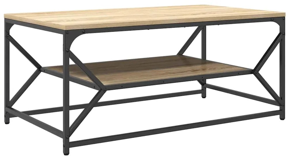 vidaXL Τραπεζάκι σαλονιού Sonoma Δρυς 90 x 50 x 40 cm