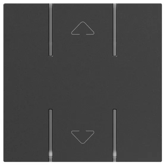 SCS Πλακίδιο Πάνω/κάτω 2 στοιχείων Dark Grey  SEANO 765919 Legrand 765919