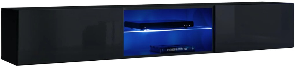 Κρεμαστό έπιπλο τηλεόρασης Swiss LED plus-Mauro - 180.00Χ40.00Χ30.00cm