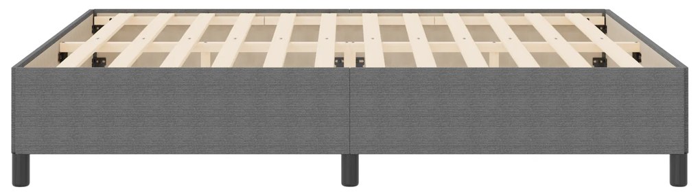vidaXL Κρεβάτι Φωτεινό Γκρι 180x200 εκ. Από Υφασμάτινο Κονδύλι